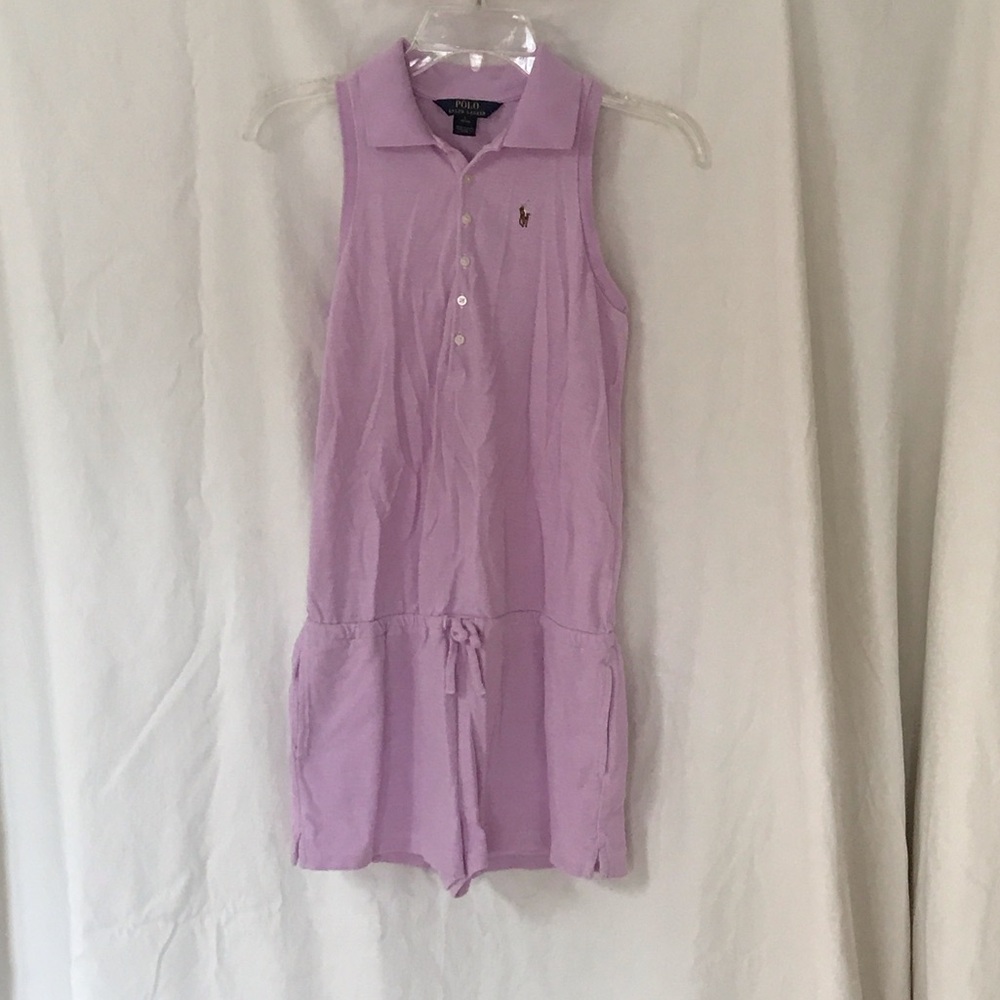 Ralph Lauren Lavender Sleeveless Romper